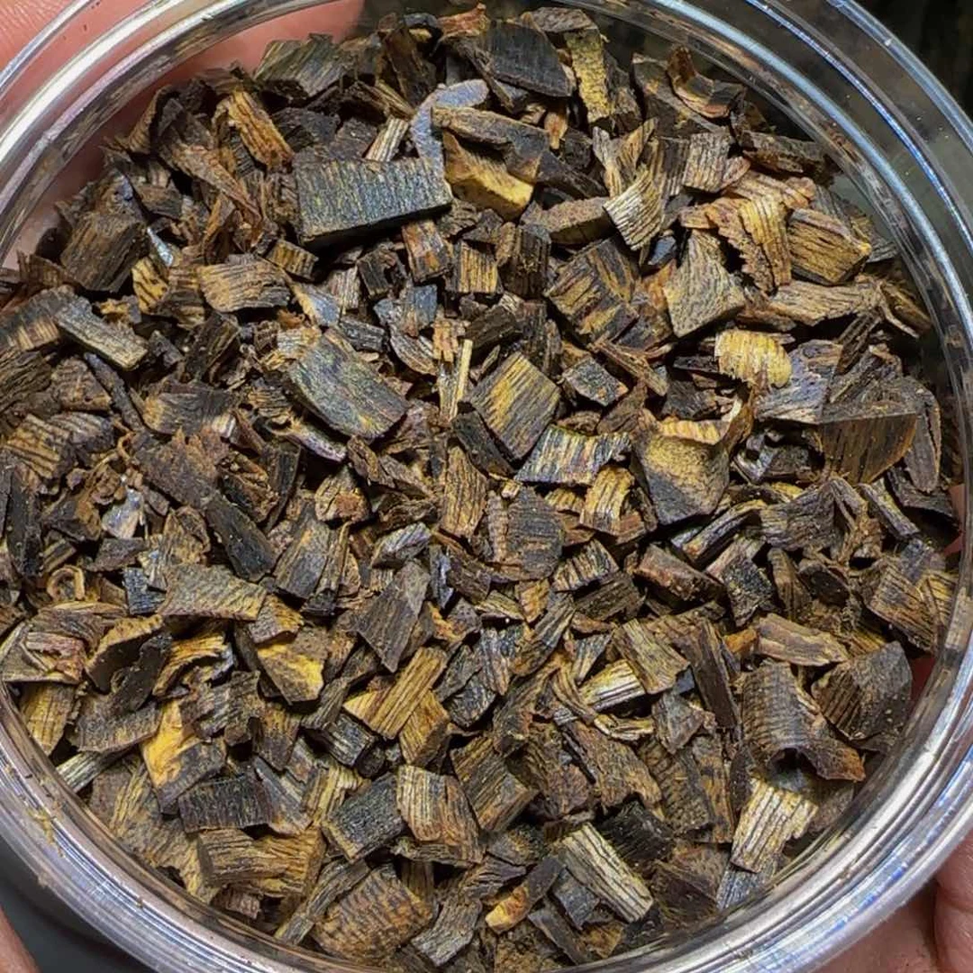 手把件沉香.*勇沉香奇楠沉水黑棋碎料100克