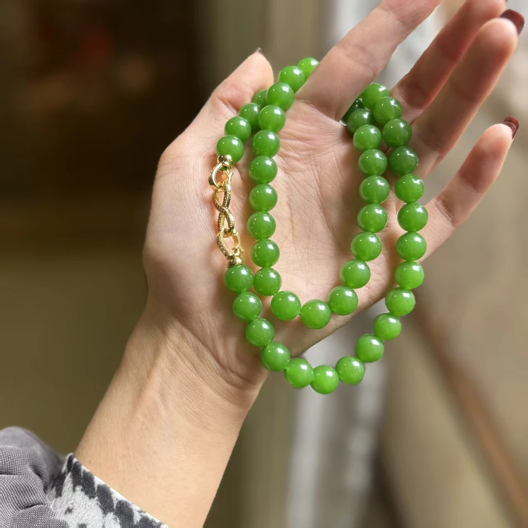 厂长精选宠粉经典百搭女气质民族风菠菜绿色项链多样性发其一