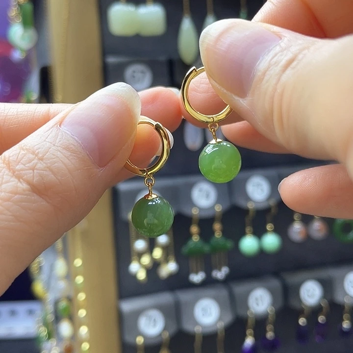 和田玉银S925镶嵌颈饰