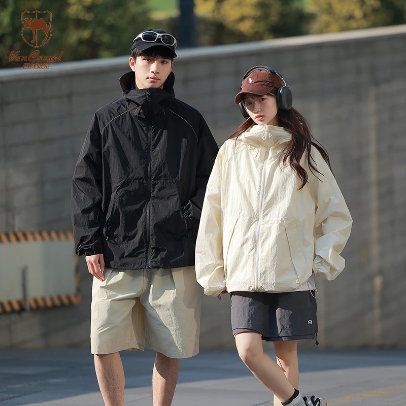 VANCAMEL/西域骆驼夏季防晒衣男女2025防紫外线薄款防晒服外套潮