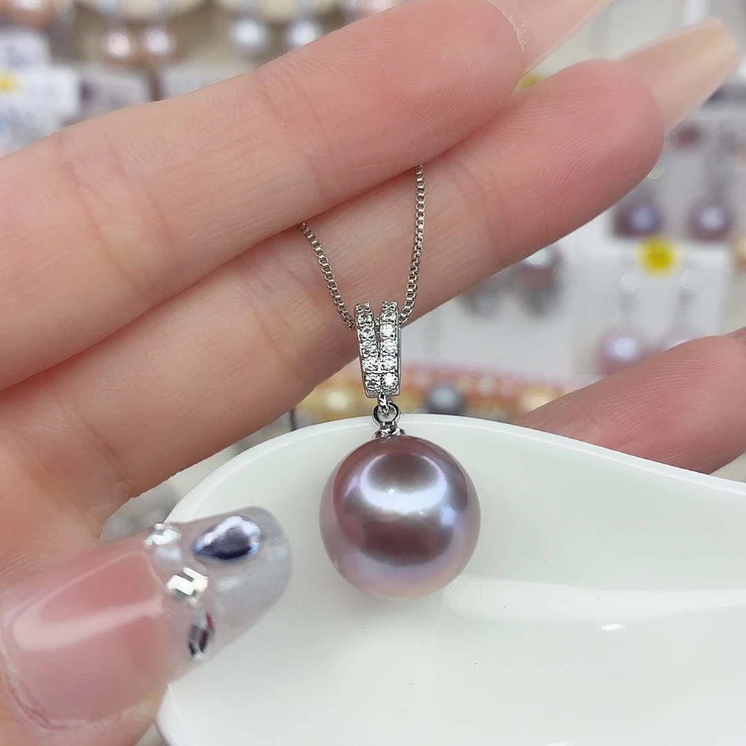 合金淡水珍珠颈饰