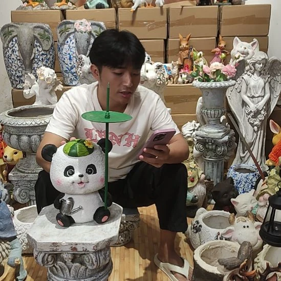 合成树脂熊猫蚊香盘