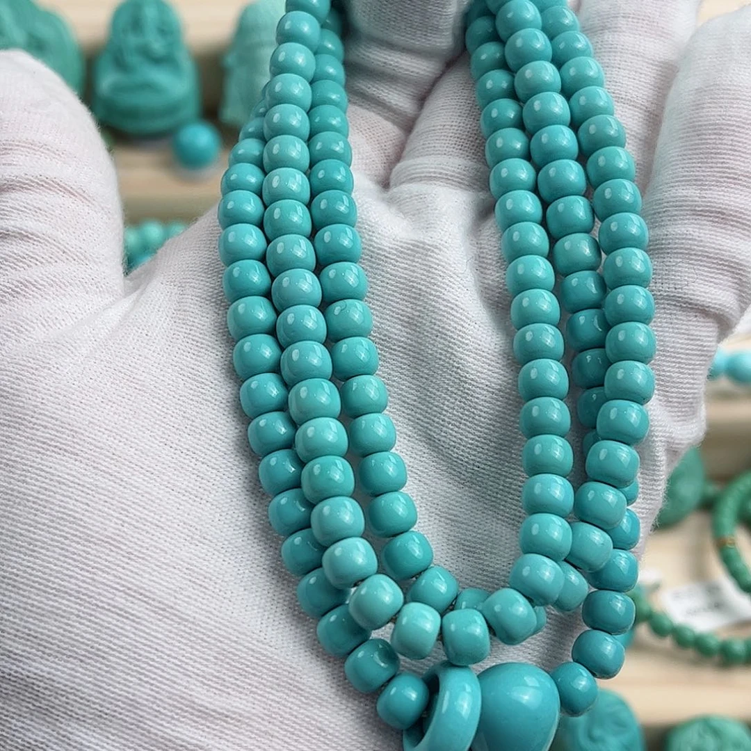 未镶嵌绿松石尺寸6.3mm