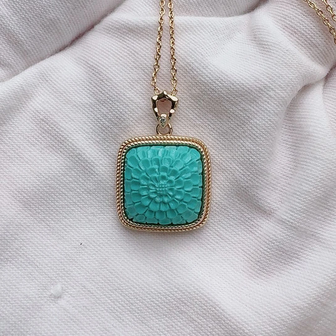 绿松石未镶嵌配饰