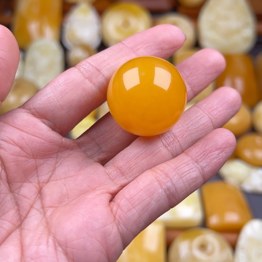 琥珀颈饰未镶嵌纯天然琥珀蜜蜡无优化