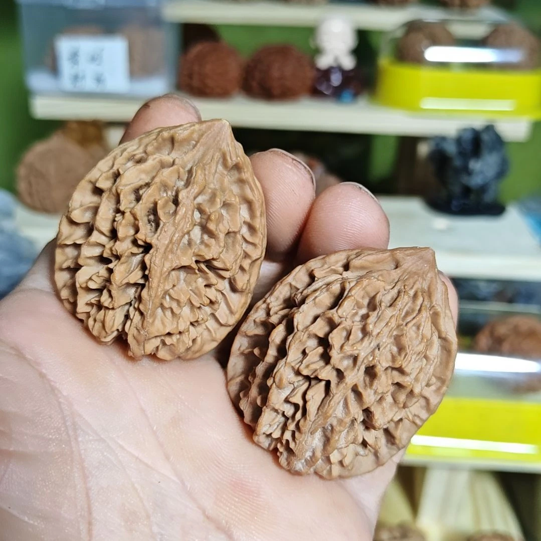 40尺寸，秦岭野生龙筋鸡心，有轻微色差