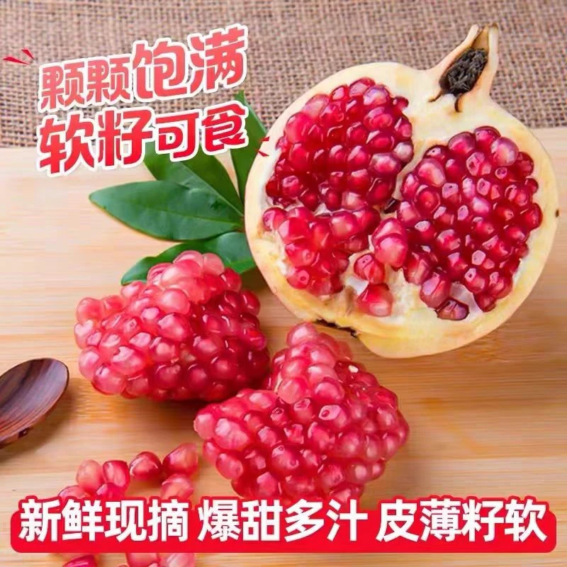 【带箱五斤】正宗突尼斯软籽石榴300-500g精品大果 坏果包赔