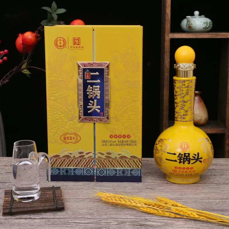 永丰牌金龙五十三清香型白酒 整箱6瓶53度500mL/瓶