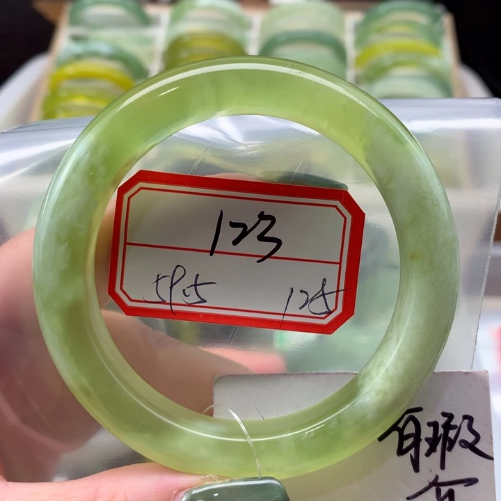 未镶嵌蛇纹石玉手镯小*.