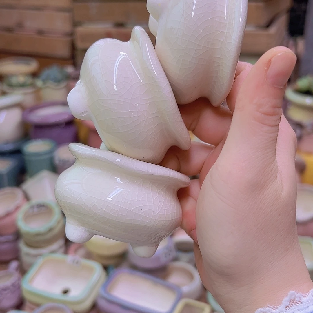 陶瓷花盆当场满12包邮