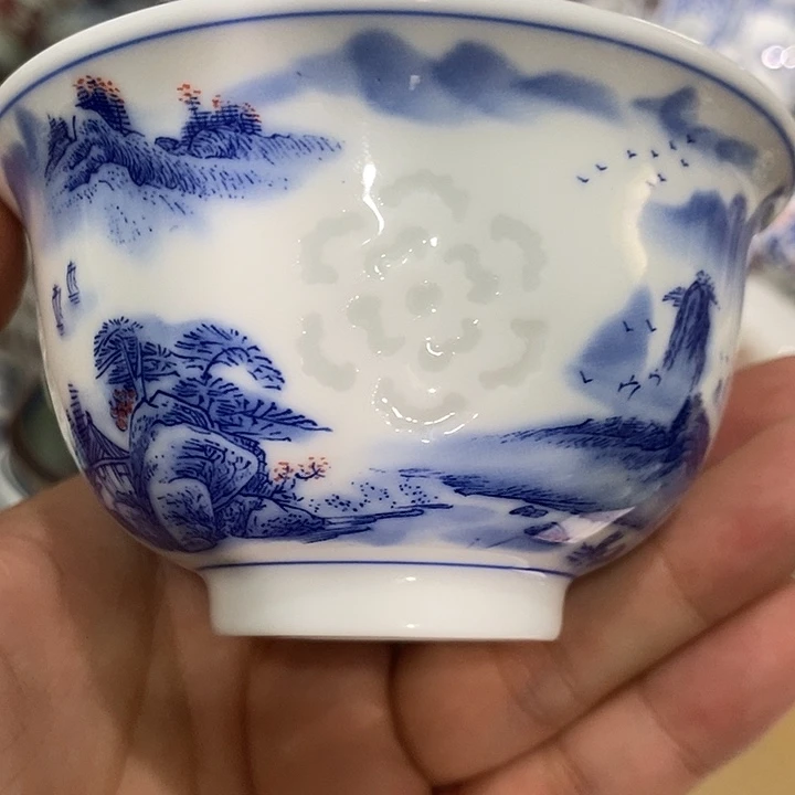 摆件景德镇陶瓷主人杯13444