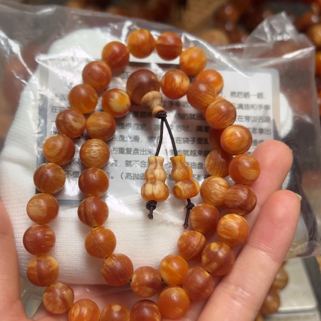 松木（琥珀木）手串/手链1.0手持42颗