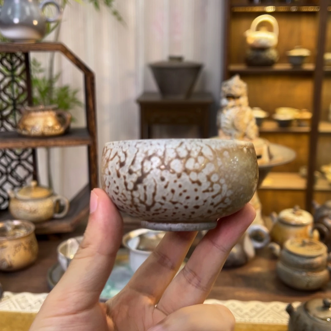 不染柴烧禅定杯精品