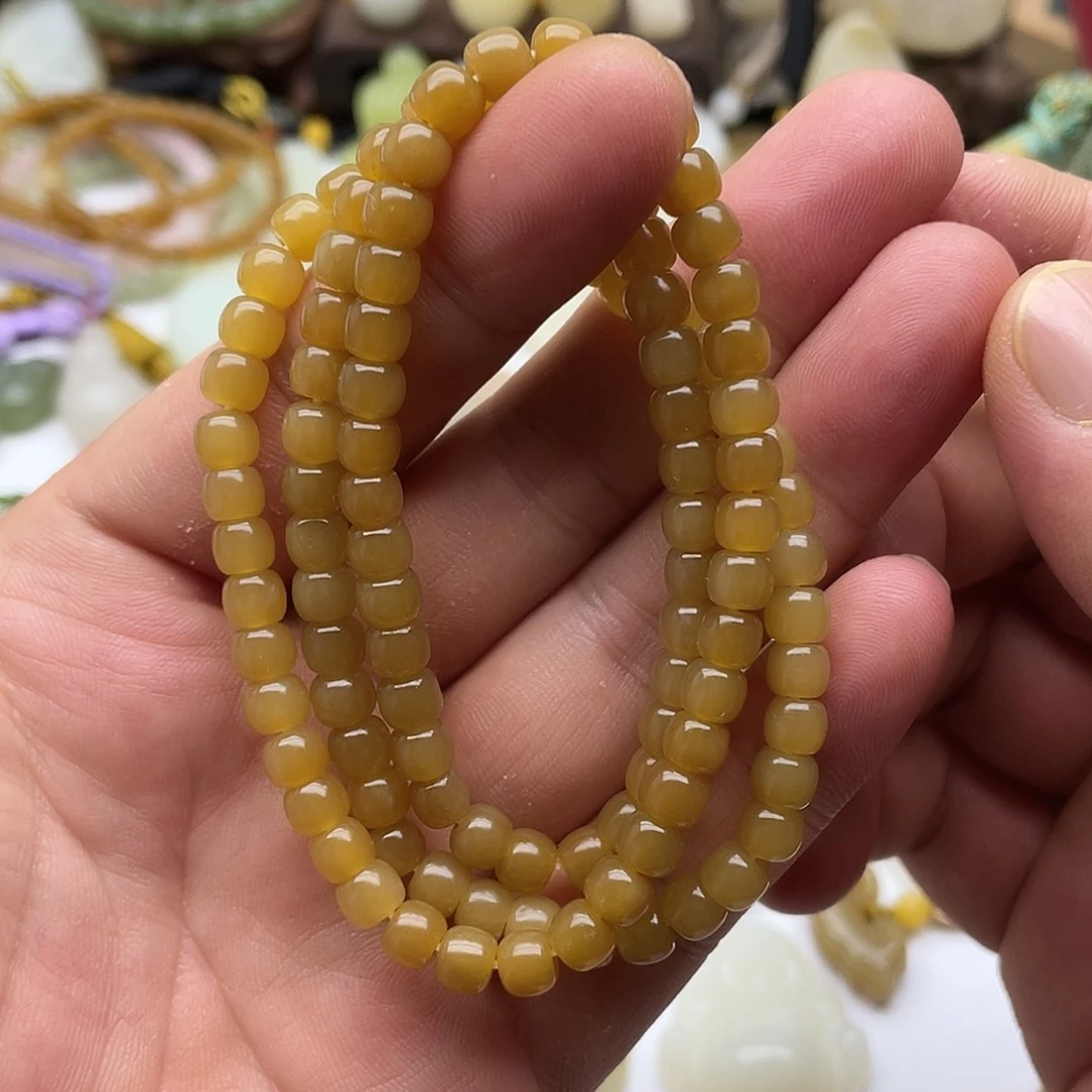 和田玉未镶嵌手链