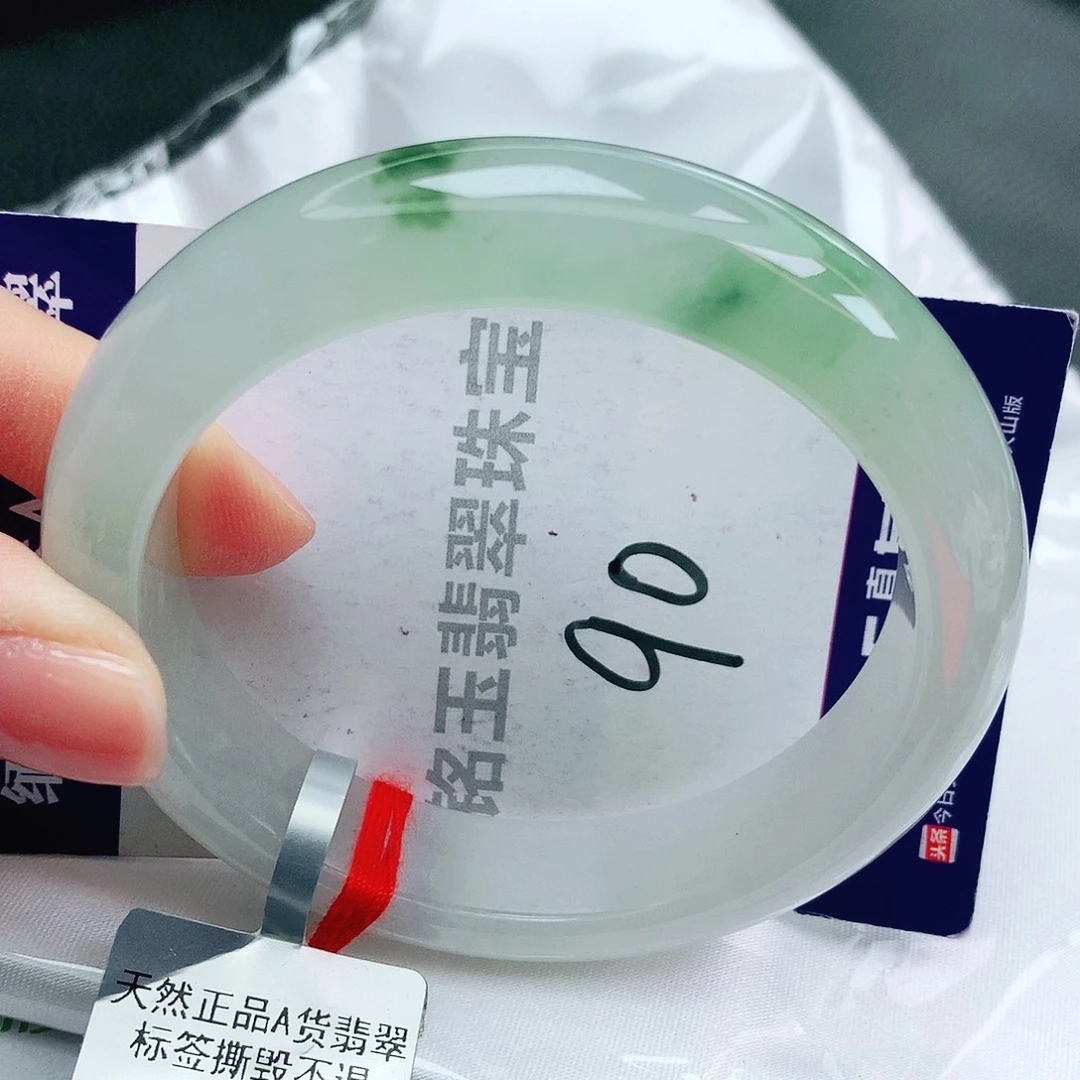 翡翠未镶嵌手镯缅甸天然a货翡翠手镯