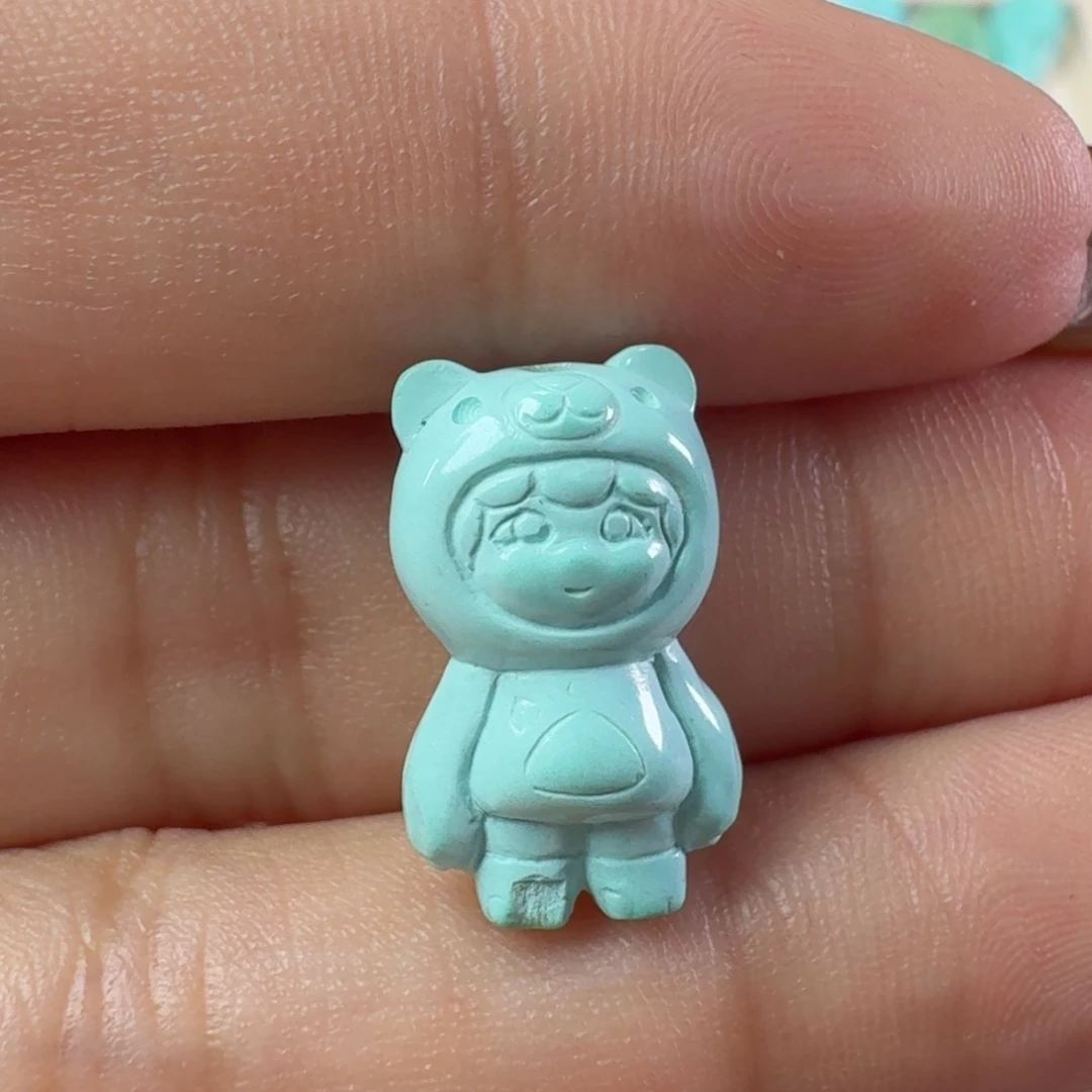 绿松石未镶嵌颈饰