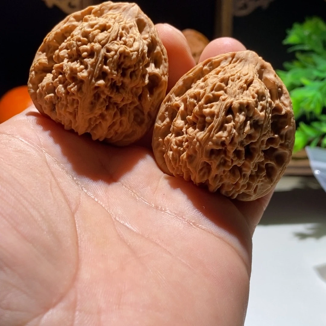 了***昂手串/手链核桃涿鹿姜黄皮南将石