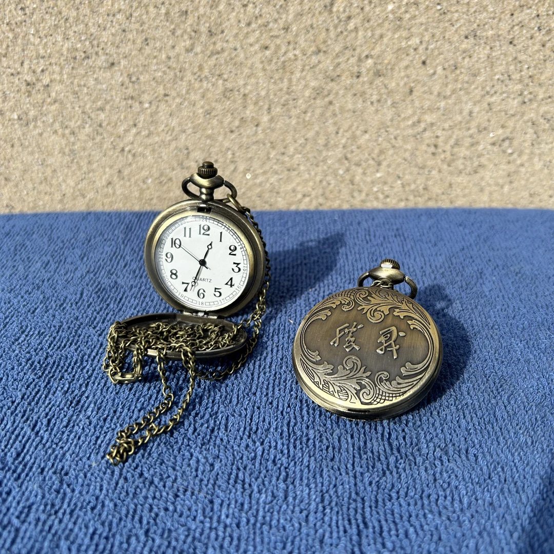 翻盖带链条电子钟表类 > 怀表