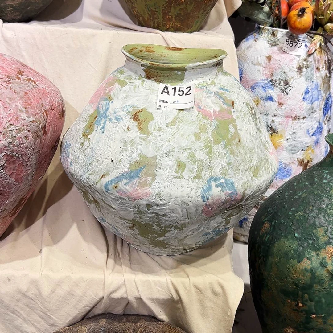 瓶a152高31口12陶瓷花瓶无孔