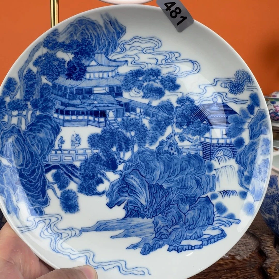 瓷片景德镇手绘青花茶器481