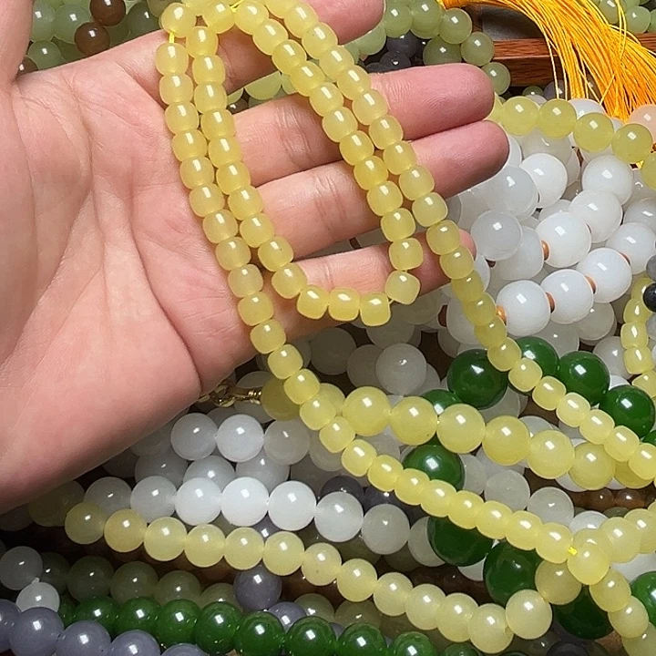 蜂蜜水老型8mmmm手链项链一套