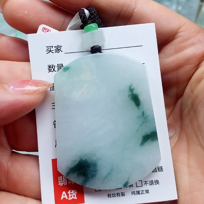【闪购商品】翡翠颈饰未镶嵌天然翡翠A货无事牌