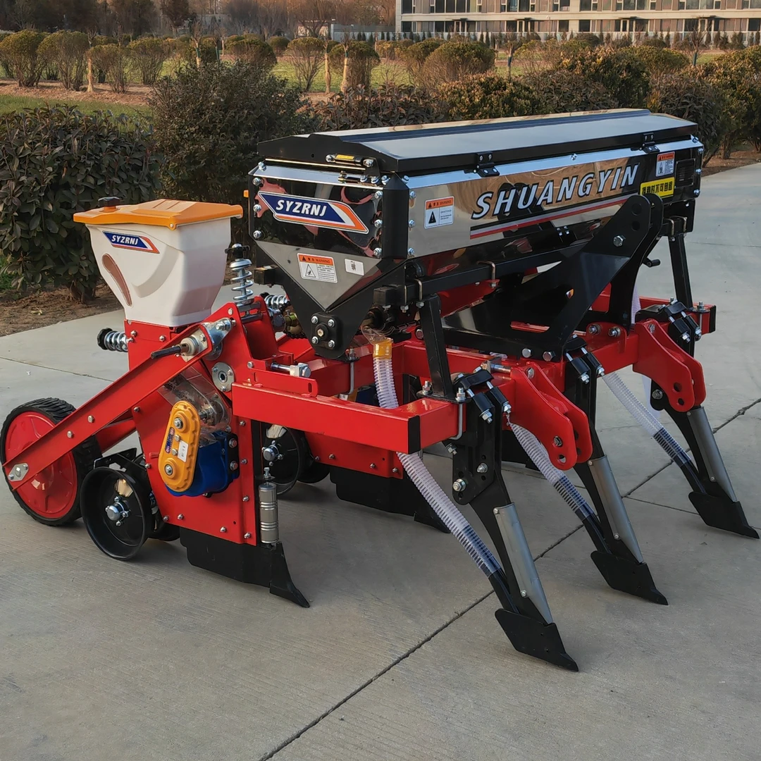 双印三行高端悬浮玉米播种机指夹排种器