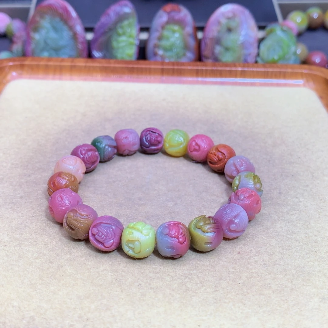 玛瑙未镶嵌手链盐源