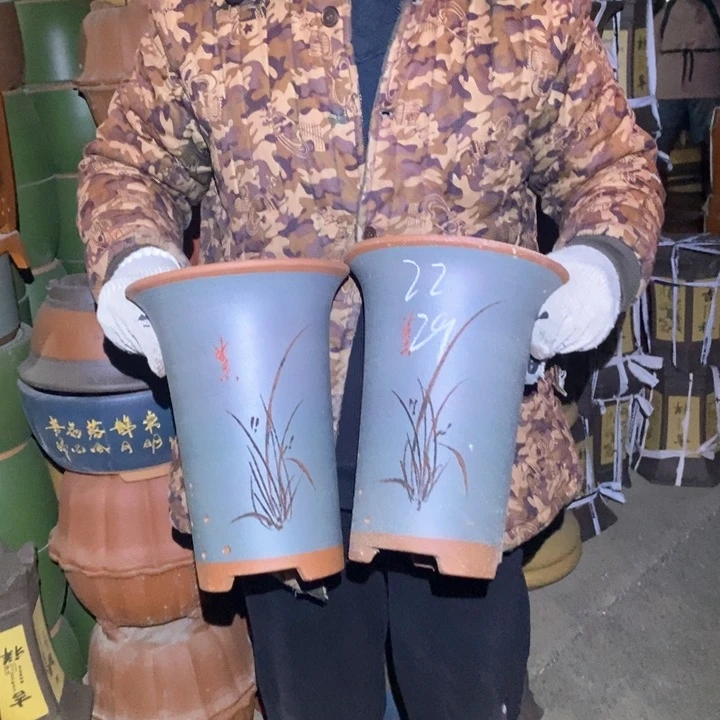 紫砂花盆紫砂花盆