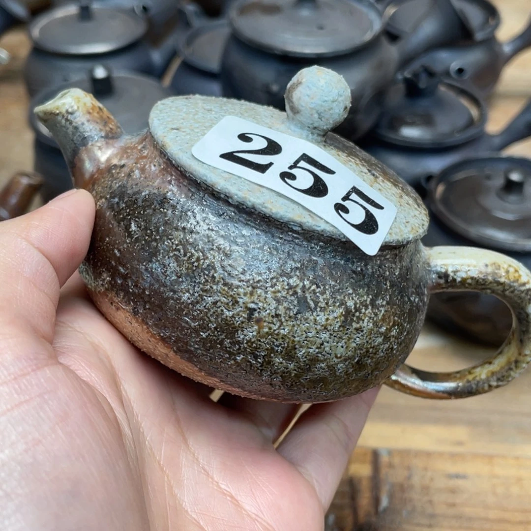呆***布纯手工柴烧茶壶茶具