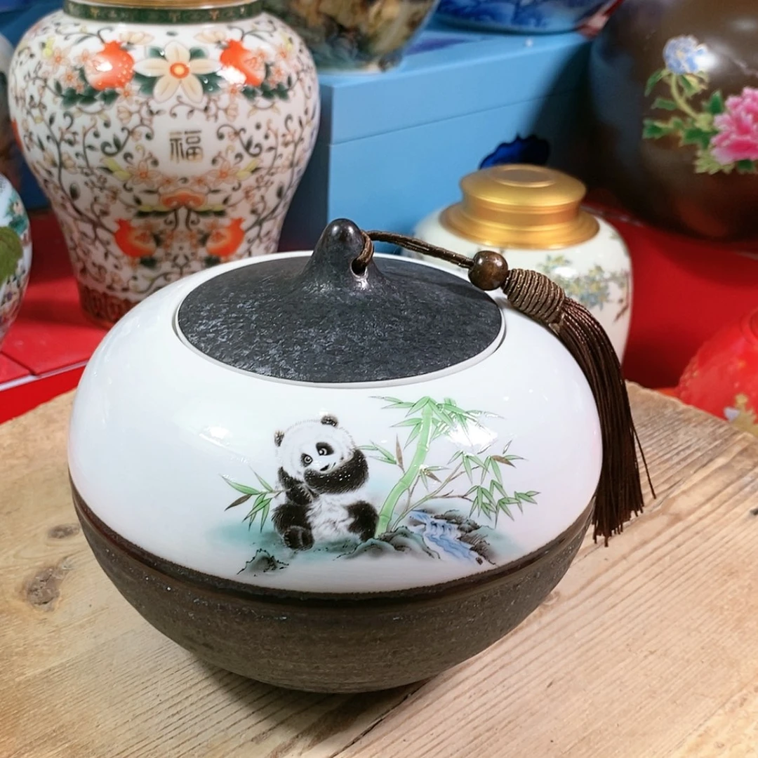 【闪购商品】瓷片陶瓷茶叶密封罐