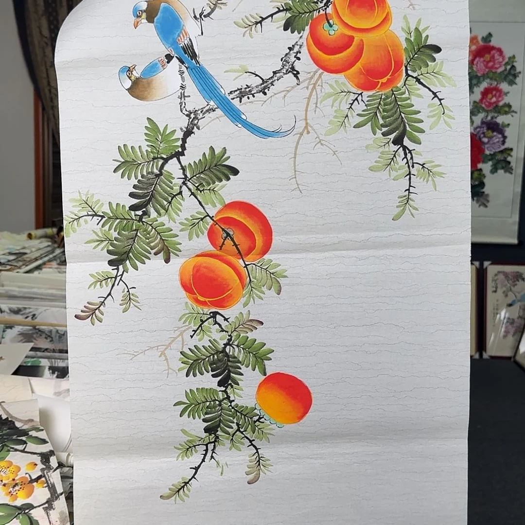 纯手绘国画作品作品
