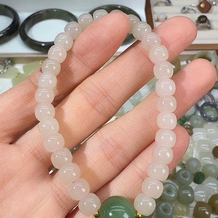 和田玉未镶嵌手链