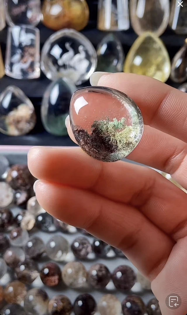 非金属皮质吊坠 水滴