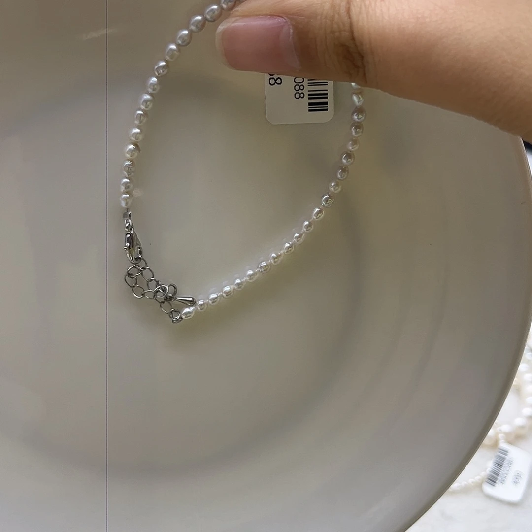 项链合金淡水珍珠