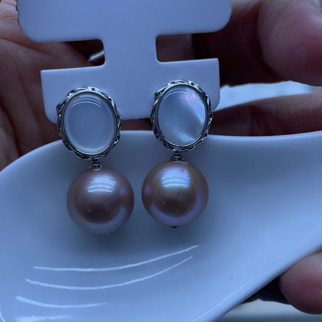 淡水珍珠未镶嵌耳饰