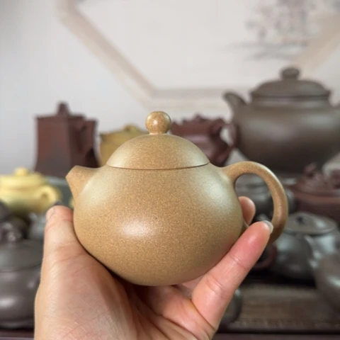 茶壶紫砂墨绿泥料170c c