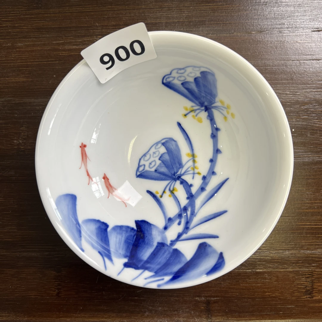 景德镇手绘（食品级）壮壮900陶瓷青花瓷盘子