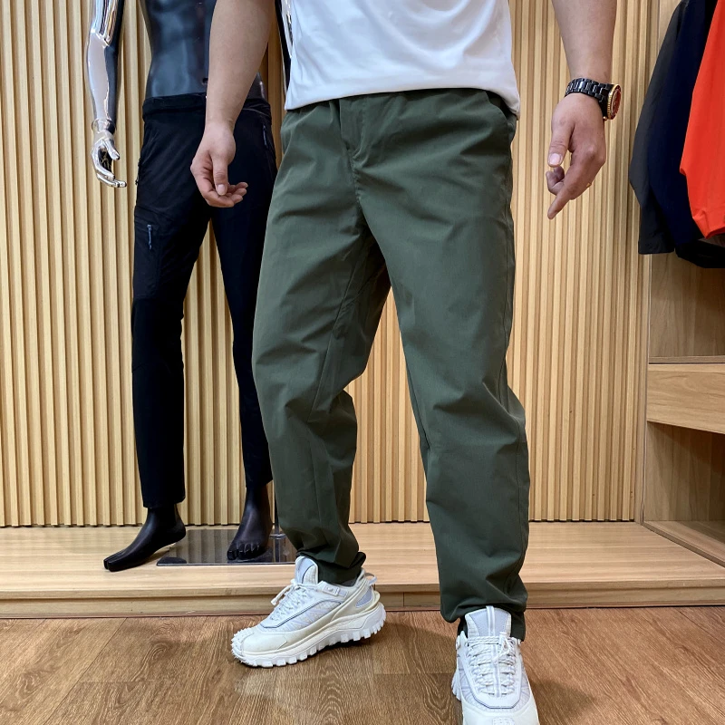 高端线！轰炸机系列！夏季轻薄矩阵网格透气宽松百搭情侣休闲裤8339