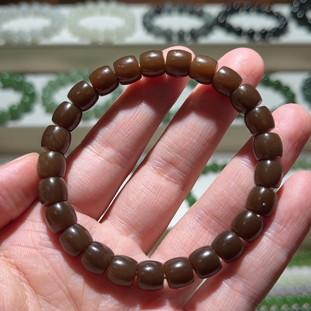 和田玉未镶嵌手链