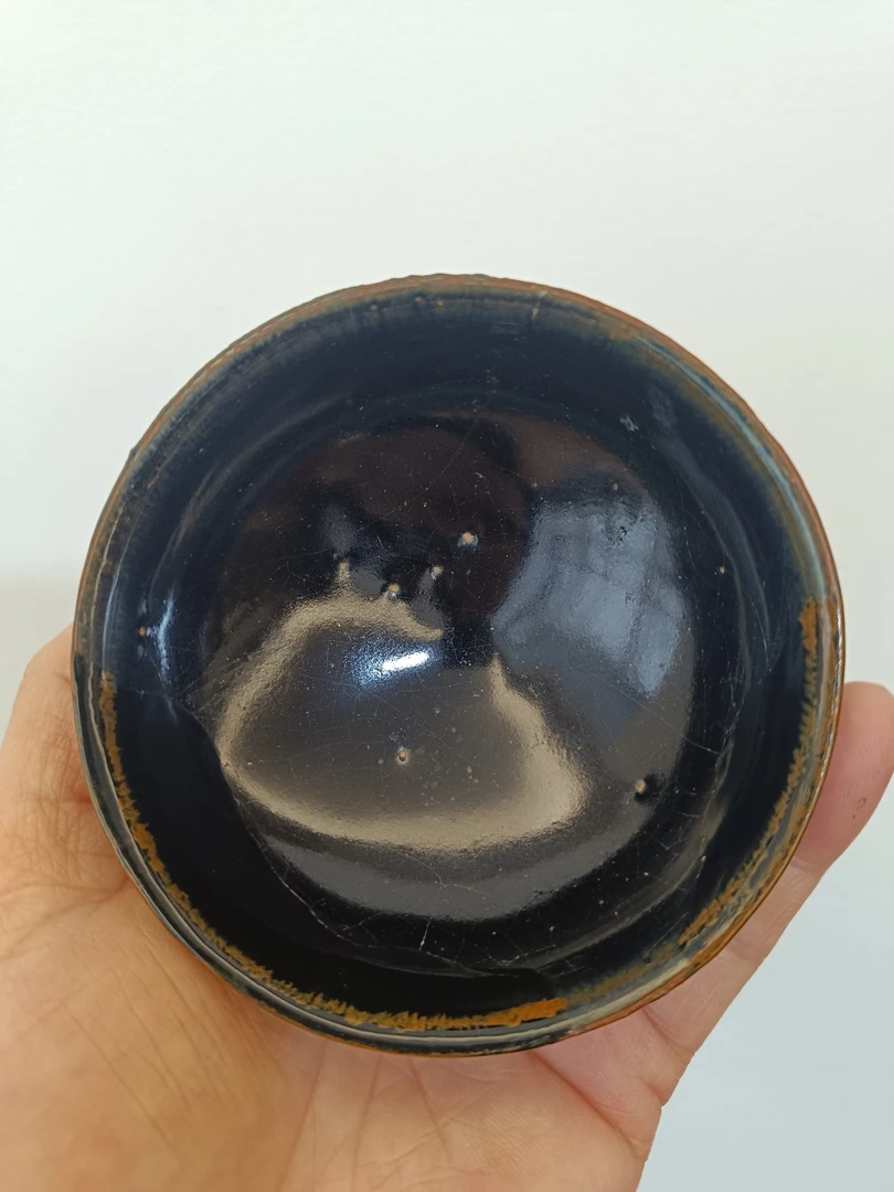 福清窑宋建盏，香炉器型，口径9.5高4.5厘米