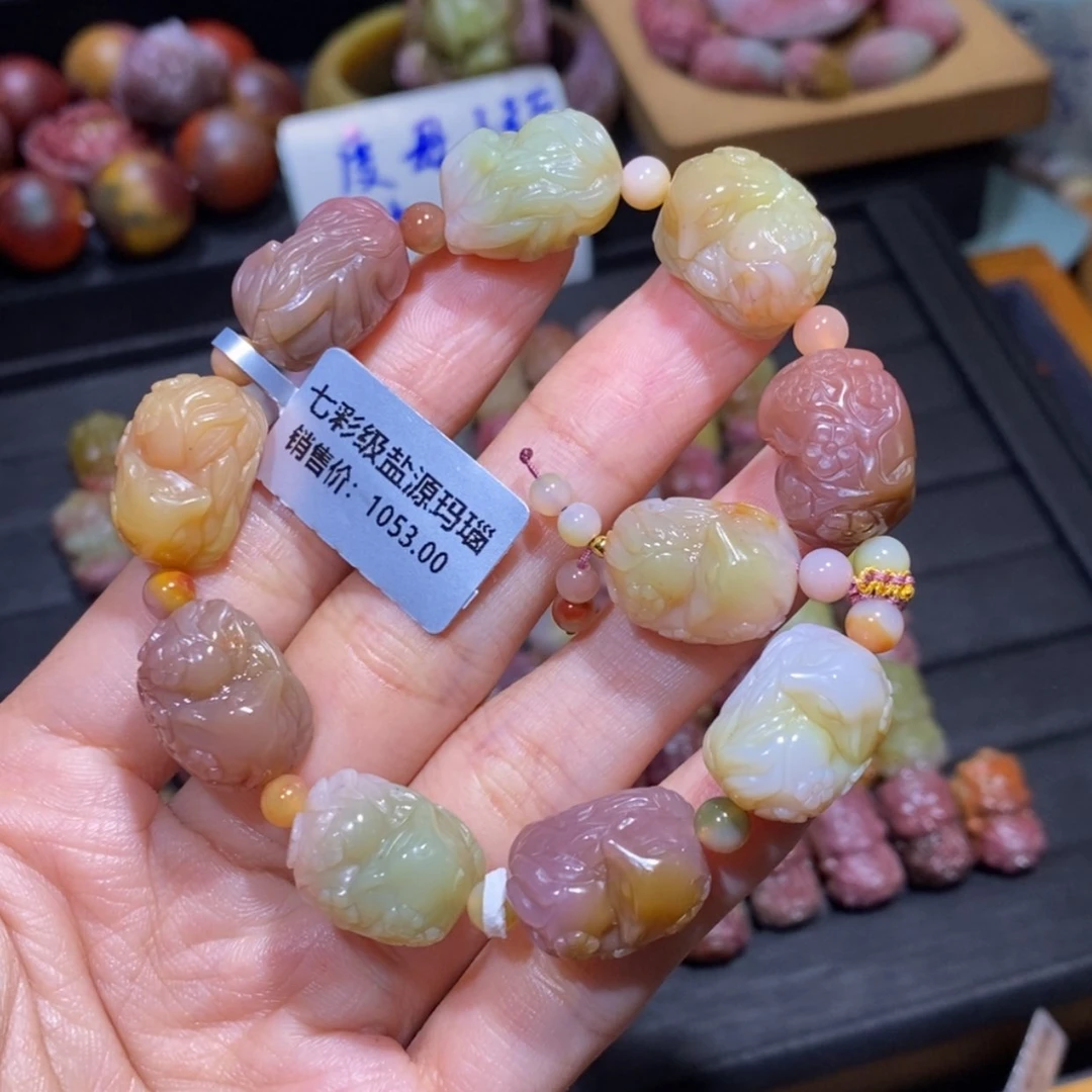 【闪购商品】未镶嵌手链玛瑙/玉髓u****8盐源玛瑙