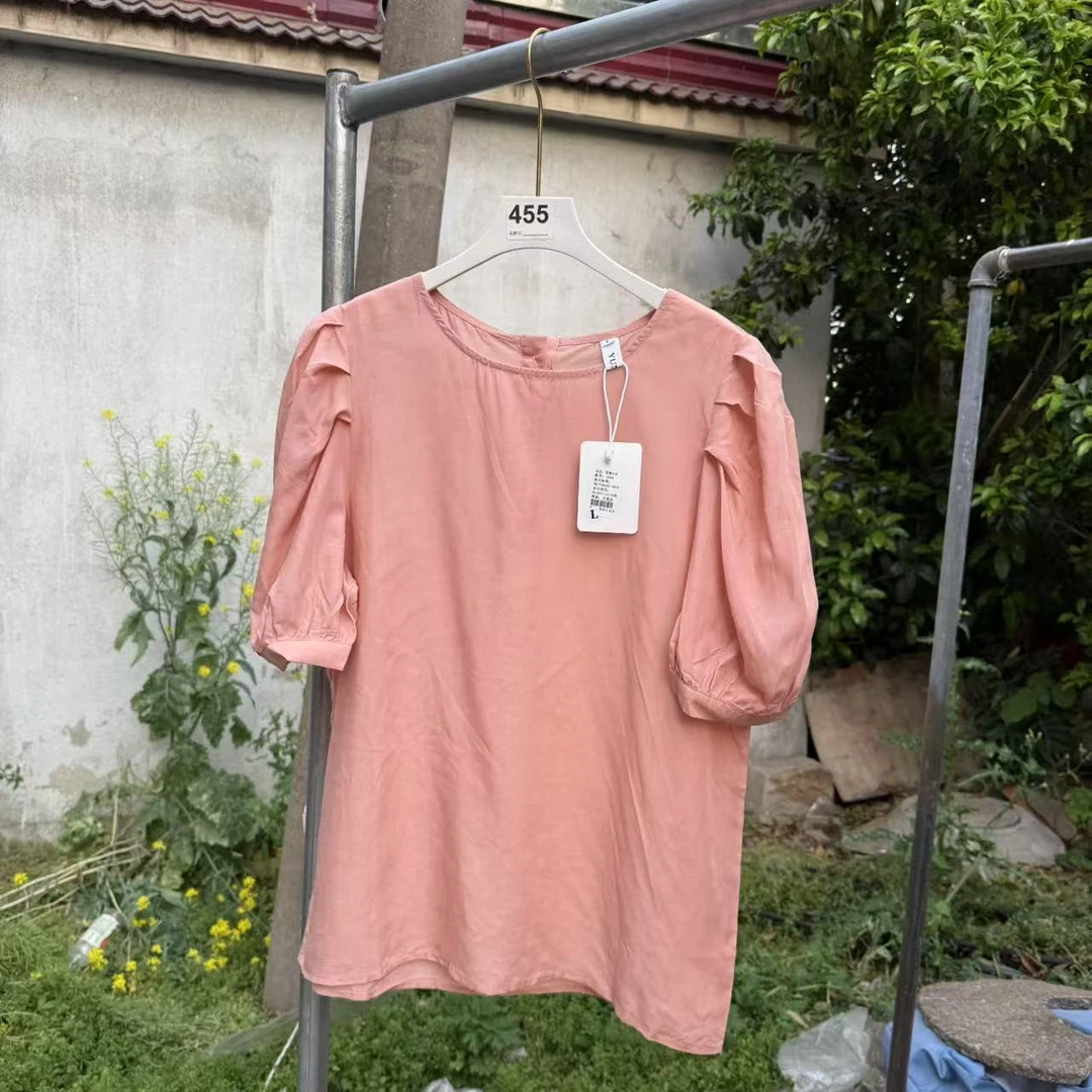 1056夏季麻料短袖小衫