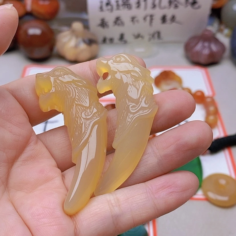 【闪购商品】未镶嵌玛瑙/玉髓珠宝半成品胖****9