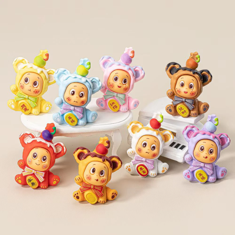 磨砂款星星人崽崽手工diy摆件