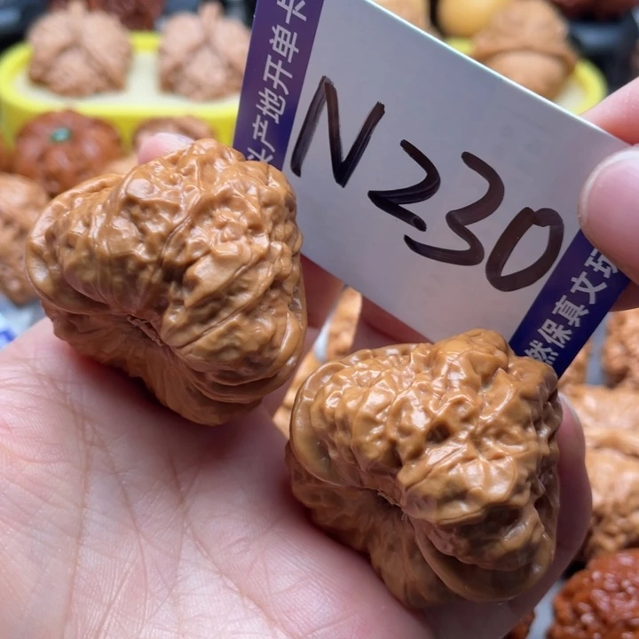 文玩核桃把件蛙蛙41尺