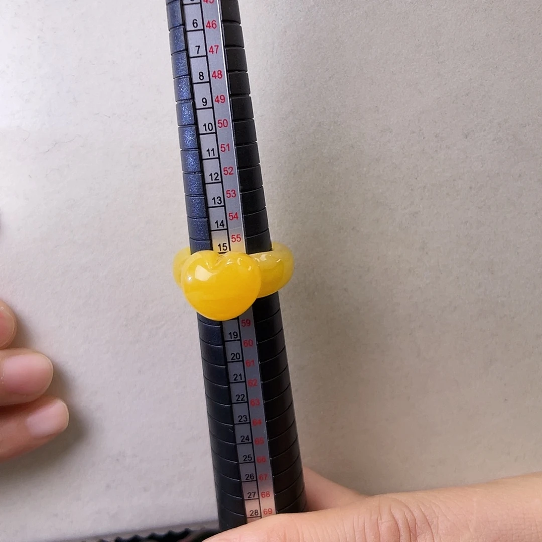 蜜蜡未镶嵌戒指戒指