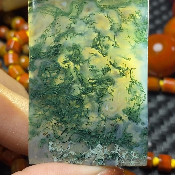 玛瑙/玉髓颈饰未镶嵌翟****心