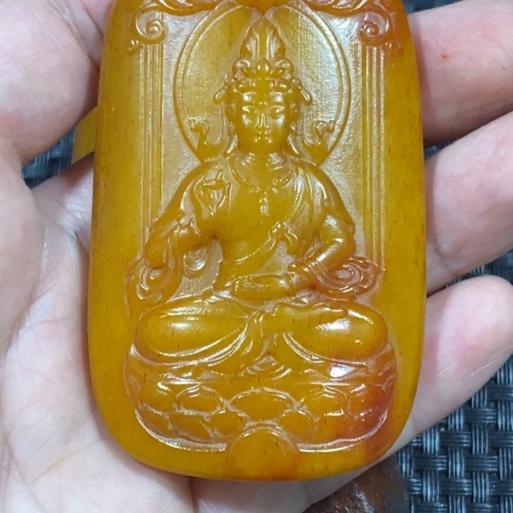 滴血莲花菩提吊坠