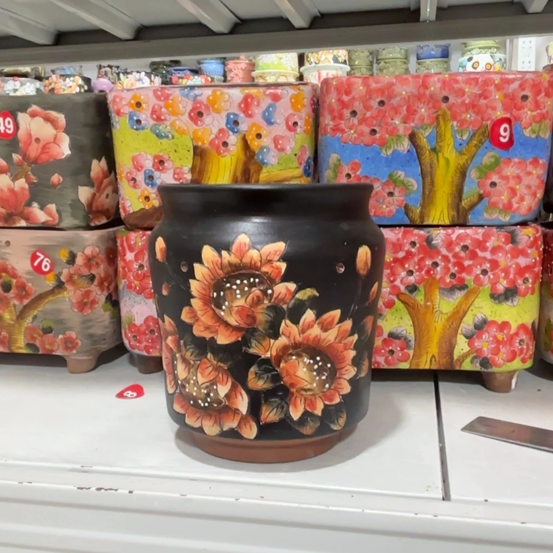 景德镇手绘花盆陶瓷11/14